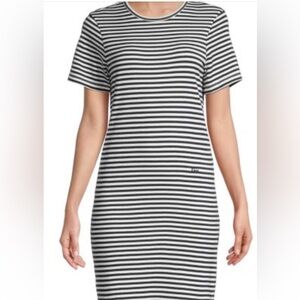 NWT women’s FRAME brand striped dress, size small. T-shirt striped dress